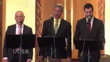 youtube screenshot of the three cantors singing