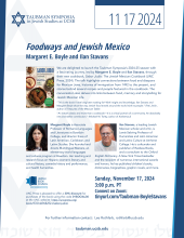 Foodways and Jewish Mexico